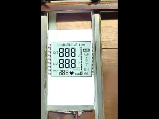 Exposição monocromática feita sob encomenda do LCD do segmento da exposição Tn Htn Stn FSTN Va da pressão sanguínea