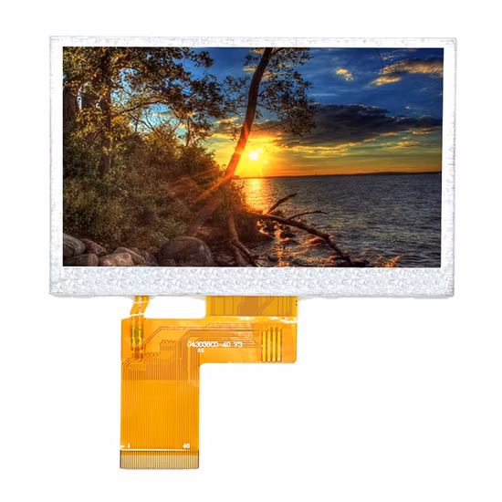 Exposição do módulo da tela 1000nits 4.3inch 800X480 IPS LCD de Customzination TFT LCD